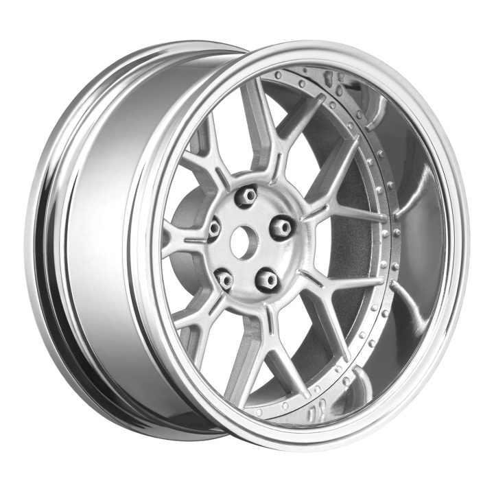 Wheels Drift 14-Spoke Matte Silver (2,4,6,8mm Offset) 12mm Hex (4) in der Gruppe Katalog / RC-Zubehör / Car Tires & Wheels / Wheel Touring/Track bei Minicars Hobby Distribution AB (LTLNHA561)