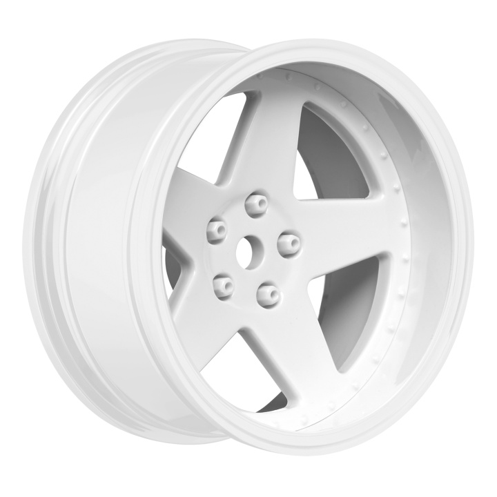 Wheels Drift 5-Spoke White (2,4,6,8mm Offset) 12mm Hex (4) in der Gruppe Katalog / RC-Zubehör / Car Tires & Wheels / Wheel Touring/Track bei Minicars Hobby Distribution AB (LTLNHA563)