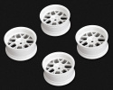 Fälg Drift 14-Eker Vit (2,4,6,8mm Offset) 12mm Hex (4)