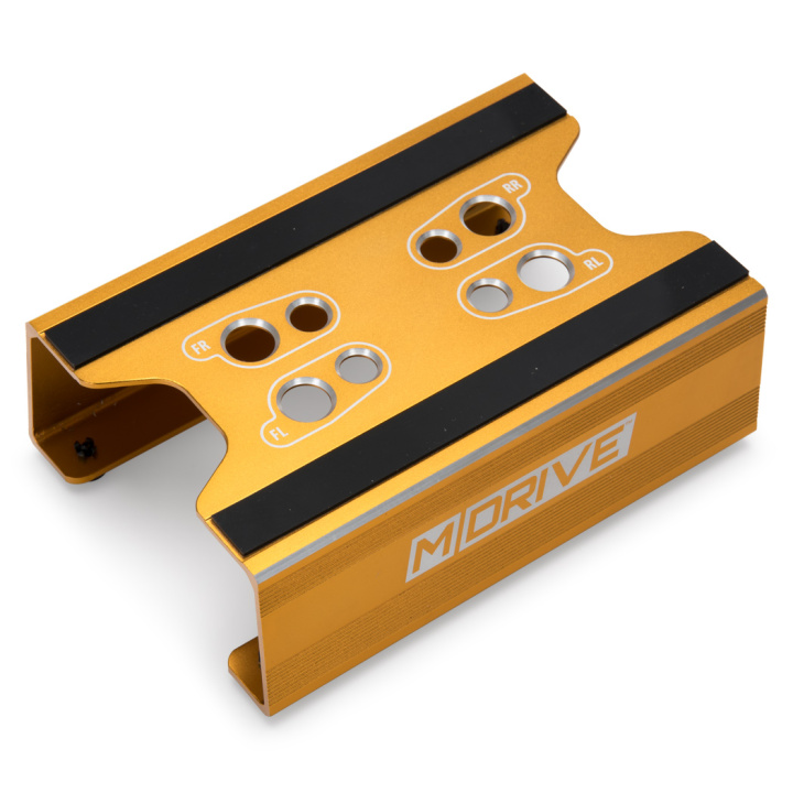 Bilställ Meckning Aluminium Gold - 165x106x60mm i gruppen Katalog / Fabrikat / M / M-Drive / Övriga Tillbehör hos Minicars Hobby Distribution AB (MD92100)