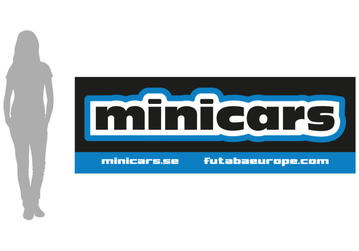 Banner Minicars - L 100x290cm in der Gruppe Katalog / Hersteller / M / Minicars / Merchandise bei Minicars Hobby Distribution AB (MM5120-L)