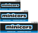 Banner Minicars - XL 100x390cm