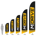 Beachflagga M-Drive - S 250cm
