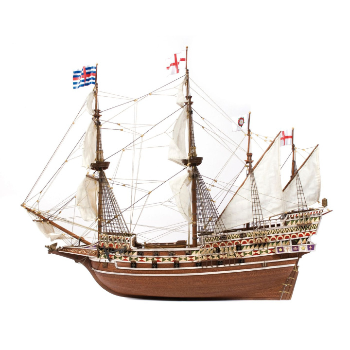 OcCre HMS Revenge 1/85 Galeon 695mm i gruppen Katalog / Bygghobby / Byggsatser Trä & Metall / Träbåtar hos Minicars Hobby Distribution AB (OC13004)