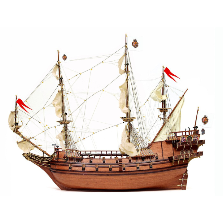 OcCre Apostol Felipe 1/60 Galeon 785mm i gruppen Katalog / Bygghobby / Byggsatser Trä & Metall / Träbåtar hos Minicars Hobby Distribution AB (OC14000)