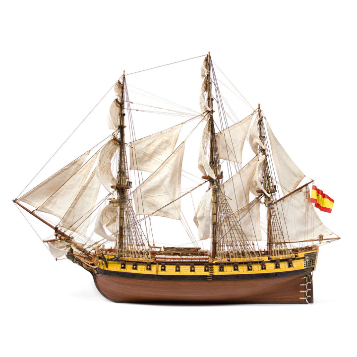 OcCre N.S. Mercedes 1/85 Skepp 845mm i gruppen Katalog / Bygghobby / Byggsatser Trä & Metall / Träbåtar hos Minicars Hobby Distribution AB (OC14007)