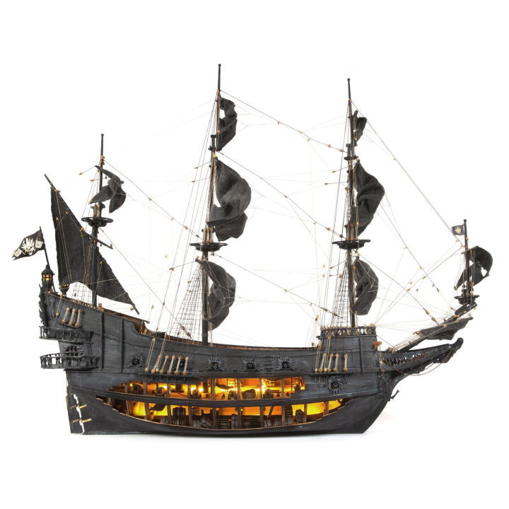 OcCre Flying Dutchman 1/50 Piratskepp 775mm i gruppen Katalog / Bygghobby / Byggsatser Trä & Metall / Träbåtar hos Minicars Hobby Distribution AB (OC14010)