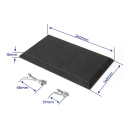 OcCre Display-platta 240x125mm Svart med stöd för Endeavour America´s Cup 1934
