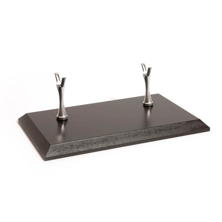 OcCre Display-platta 240x125mm Svart med stöd för America 1851 America´s Cup i gruppen Katalog / Bygghobby / Byggsatser Trä & Metall / Träbåtar Tillbehör hos Minicars Hobby Distribution AB (OC19170)