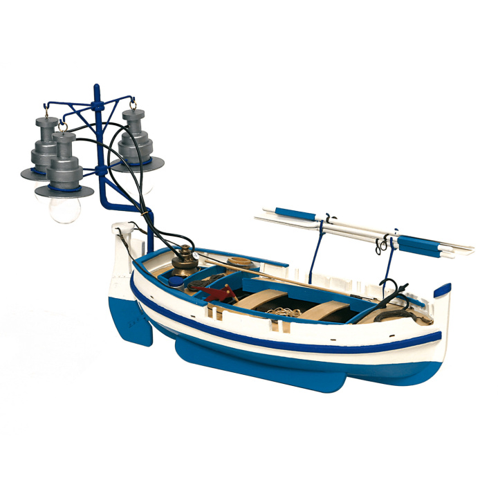 OcCre Calella 1/15 Fiskebåt 390mm i gruppen Katalog / Bygghobby / Byggsatser Trä & Metall / Träbåtar hos Minicars Hobby Distribution AB (OC52002)