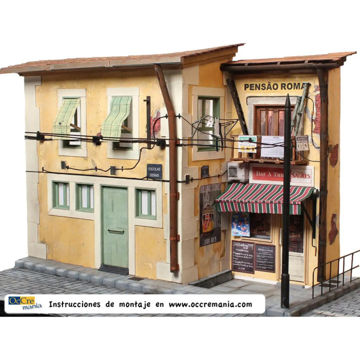 OcCre Lisboa Diorama i gruppen Katalog / Bygghobby / Byggsatser Trä & Metall / Trätåg hos Minicars Hobby Distribution AB (OC53005D)