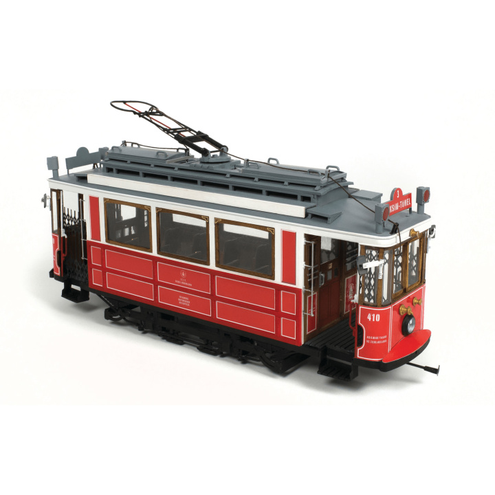 OcCre Istanbul Spårvagn 1/24 378mm i gruppen Katalog / Bygghobby / Byggsatser Trä & Metall / Trätåg hos Minicars Hobby Distribution AB (OC53010)