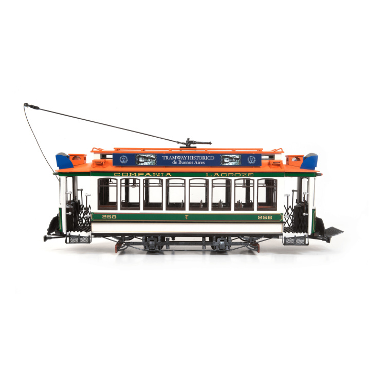 OcCre Buenos Aires Spårvagn 1/24 434mm i gruppen Katalog / Bygghobby / Byggsatser Trä & Metall / Trätåg hos Minicars Hobby Distribution AB (OC53011)