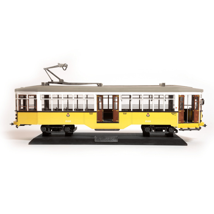OcCre Milano Spårvagn 1/24 591mm i gruppen Katalog / Bygghobby / Byggsatser Trä & Metall / Trätåg hos Minicars Hobby Distribution AB (OC53013)