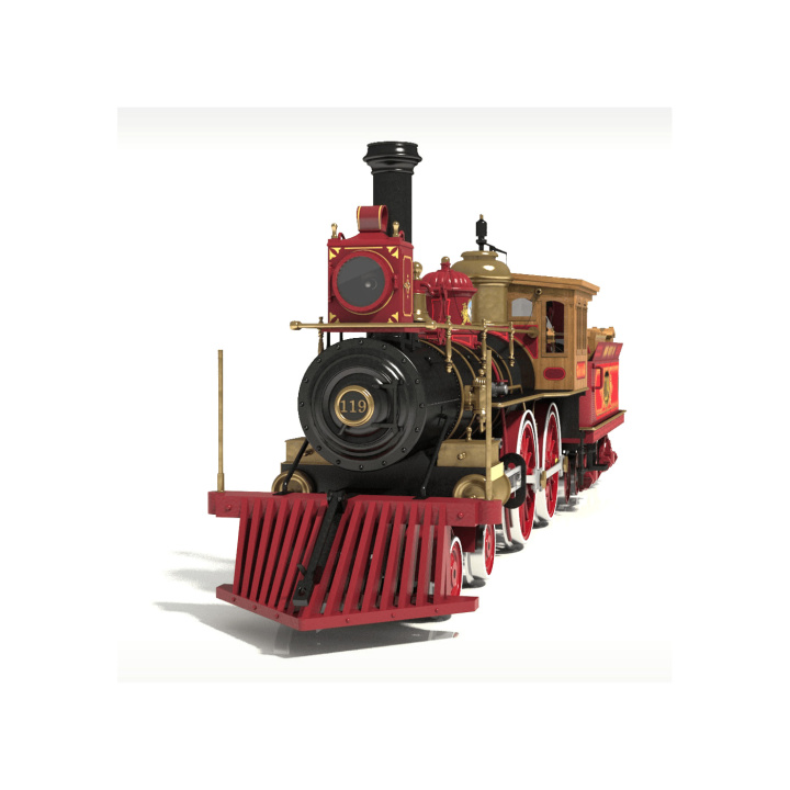 OcCre Rogers 119 Lok 1/32 502mm i gruppen Katalog / Bygghobby / Byggsatser Trä & Metall / Trätåg hos Minicars Hobby Distribution AB (OC54008)