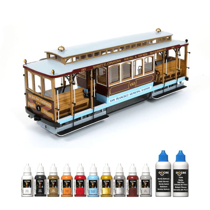 OcCre Färgset 12 Flaskor San Fransisco i gruppen Katalog / Bygghobby / Färg & Tillbehör / Hobbyfärg Akryl hos Minicars Hobby Distribution AB (OC90502)