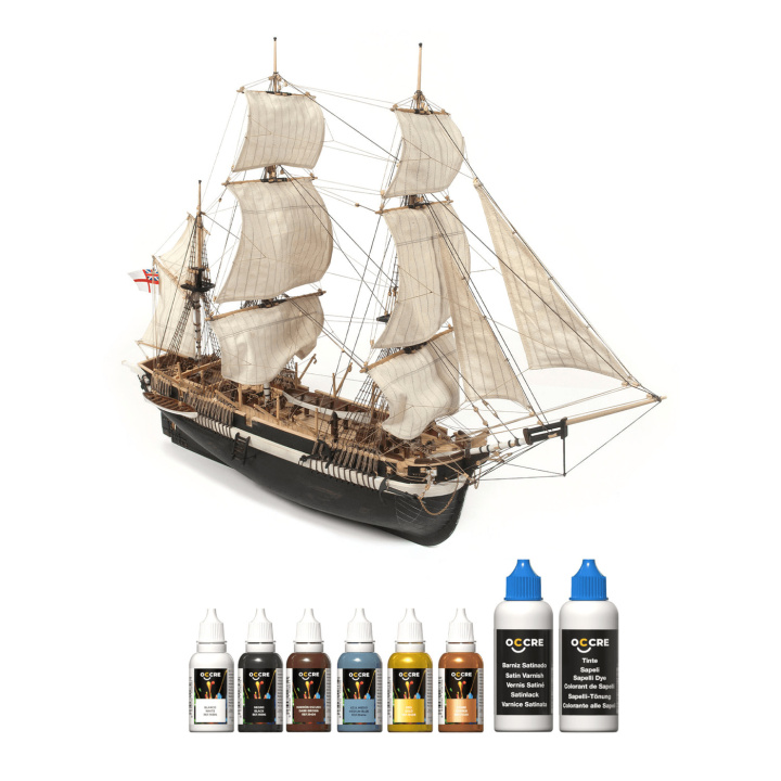 OcCre Färgset 8 Flaskor HMS Terror i gruppen Katalog / Bygghobby / Färg & Tillbehör / Hobbyfärg Akryl hos Minicars Hobby Distribution AB (OC90513)
