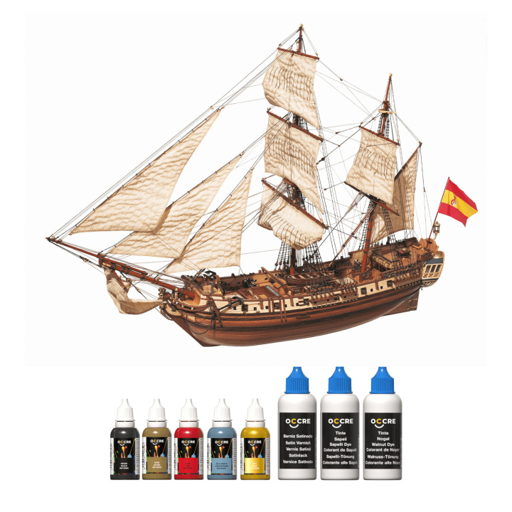 OcCre Färgset 7 Flaskor La Candelaria i gruppen Katalog / Bygghobby / Färg & Tillbehör / Hobbyfärg Akryl hos Minicars Hobby Distribution AB (OC90517)