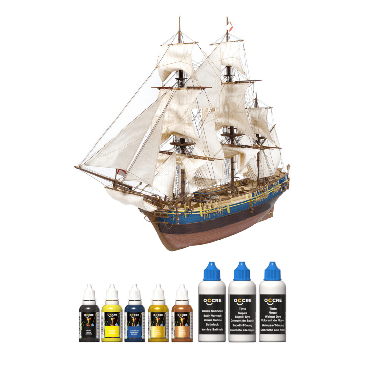 OcCre Färgset 8 Flaskor HMS Bounty i gruppen Katalog / Bygghobby / Färg & Tillbehör / Hobbyfärg Akryl hos Minicars Hobby Distribution AB (OC90525)