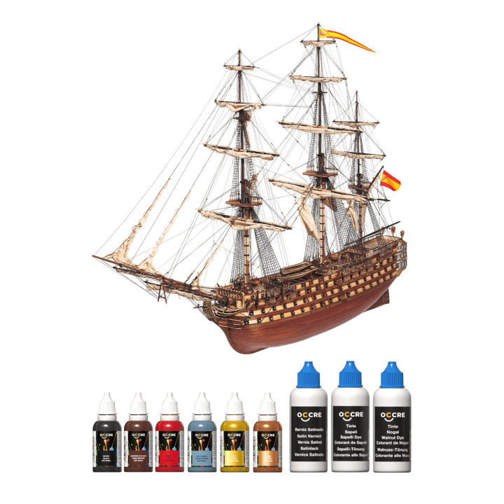 OcCre Färgset 9 Flaskor Santisima Trinidad i gruppen Katalog / Bygghobby / Färg & Tillbehör / Hobbyfärg Akryl hos Minicars Hobby Distribution AB (OC90529)