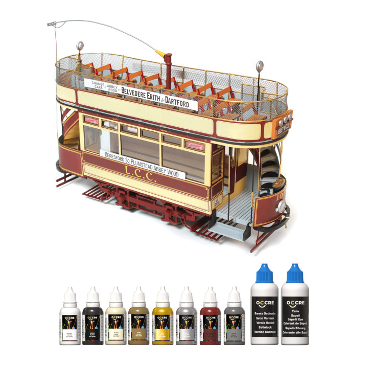 OcCre Färgset 10 Flaskor London i gruppen Katalog / Bygghobby / Färg & Tillbehör / Hobbyfärg Akryl hos Minicars Hobby Distribution AB (OC90536)