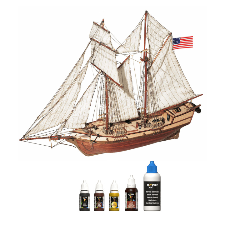 OcCre Färgset 5 Flaskor Albatros i gruppen Katalog / Bygghobby / Färg & Tillbehör / Hobbyfärg Akryl hos Minicars Hobby Distribution AB (OC90557)