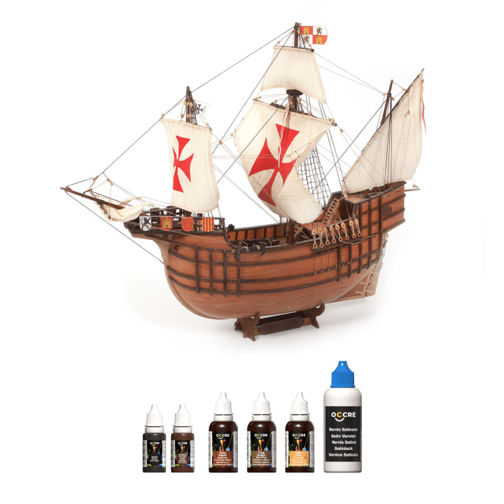 OcCre Färgset 6 Flaskor Santa Maria i gruppen Katalog / Bygghobby / Färg & Tillbehör / Hobbyfärg Akryl hos Minicars Hobby Distribution AB (OC90560)