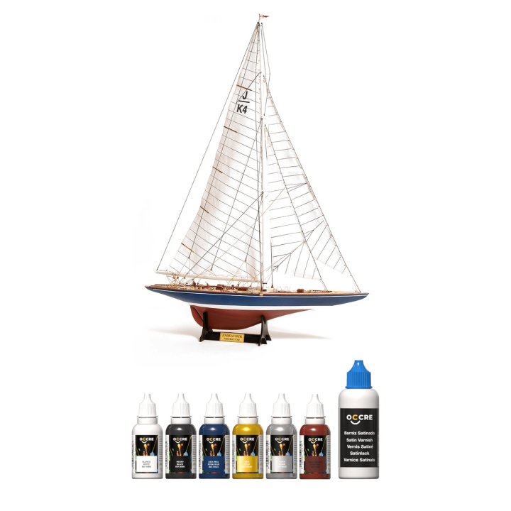 OcCre Färgset 7 Flaskor Endeavour Americas Cup i gruppen Katalog / Bygghobby / Färg & Tillbehör / Hobbyfärg Akryl hos Minicars Hobby Distribution AB (OC90566)