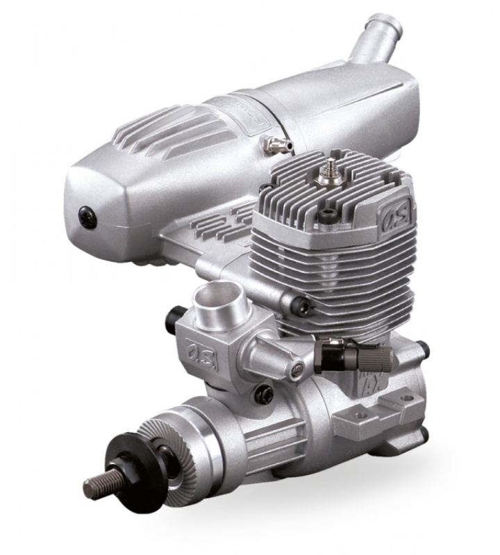 MAX-55AX 8.93cc 2-Takts Motor med Ljuddämpare i gruppen Katalog / Fabrikat / O / O.S.Engine / Motorer Flyg/Heli Metanol hos Minicars Hobby Distribution AB (OS15612)