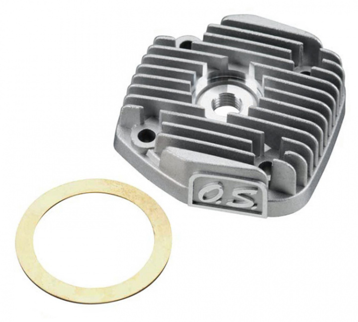 Cylinderhuvud 46AXII i gruppen Katalog / Fabrikat / O / O.S.Engine / Reservdelar Flyg/Heli Metanol hos Minicars Hobby Distribution AB (OS24604010)