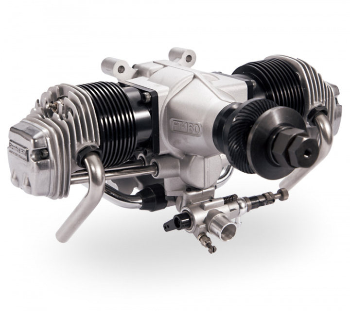 FT-160 (Gemini 160) 26.52cc 4-Takts Twin Motor* i gruppen Katalog / Fabrikat / O / O.S.Engine / Motorer Flyg/Heli Metanol hos Minicars Hobby Distribution AB (OS36108)