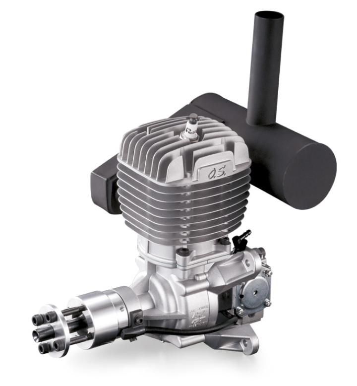 GT60 60cc 2-Takts Bensinmotor med Ljuddämpare* i gruppen Katalog / Fabrikat / O / O.S.Engine / Motorer Flyg/Heli Bensin hos Minicars Hobby Distribution AB (OS38600)