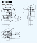 GT33REU Range Extender 2-Stroke Generator