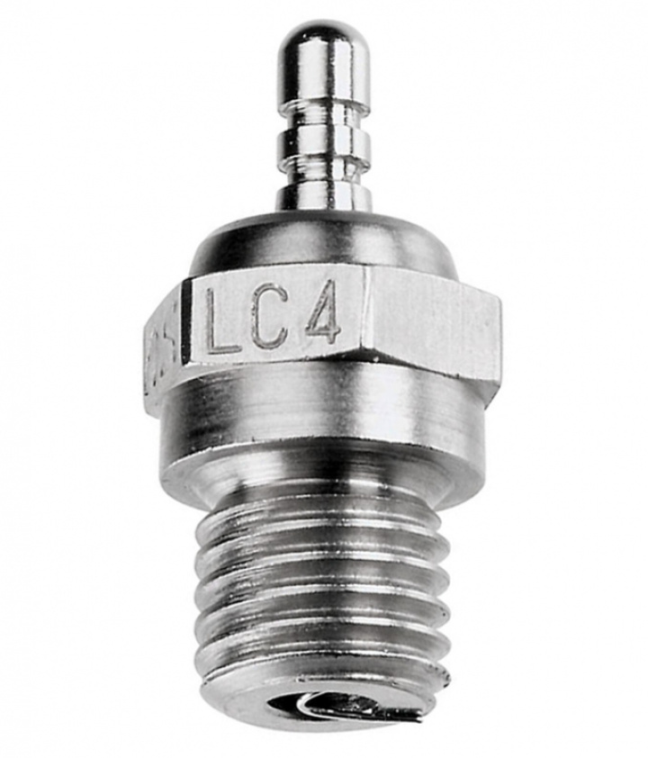 O.S. Glödstift LC4 (Long-reach) i gruppen Katalog / Fabrikat / O / O.S.Engine / Stift hos Minicars Hobby Distribution AB (OS71653400)