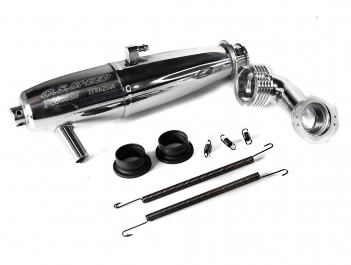 Avgassystem Komplett T-2080SC II 1/8 On-Road i gruppen Katalog / Fabrikat / O / O.S.Engine / Avgassystem Bil/Båt hos Minicars Hobby Distribution AB (OS72106852)