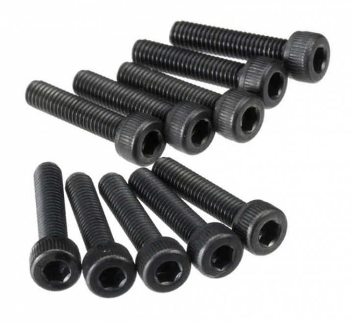 Insexskruv M2.6x12mm (10) i gruppen Katalog / Fabrikat / O / O.S.Engine / Tillbehör hos Minicars Hobby Distribution AB (OS79871040)
