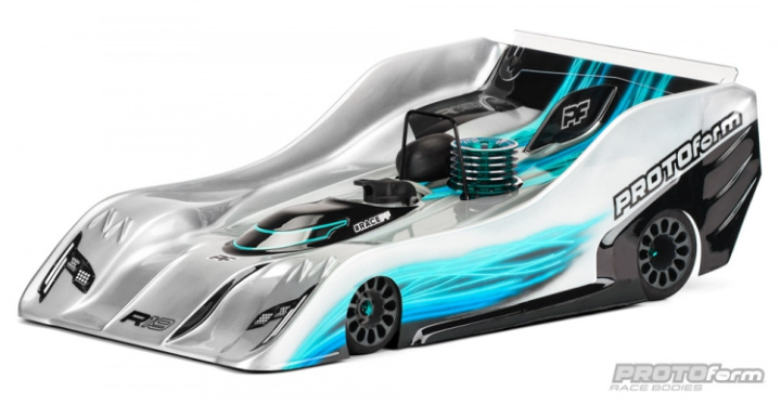 Kaross R19 PRO-Lite 1/8 Track* i gruppen Katalog / Fabrikat / P / PROTOform / Karosser 1/8 hos Minicars Hobby Distribution AB (PF1556-25)