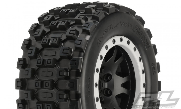 Däck & Fälg Badlands MX43 Pro-Loc/ Impulse X-Maxx (2) i gruppen Katalog / Fabrikat / P / Pro-Line / Däck & Fälg Övriga hos Minicars Hobby Distribution AB (PL10131-13)
