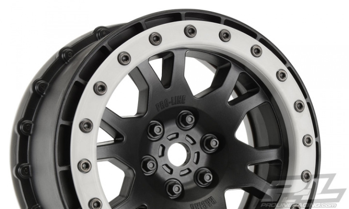Fälg Impulse Pro-Loc Svart X-Maxx (2) i gruppen Katalog / Fabrikat / P / Pro-Line / Däck & Fälg Övriga hos Minicars Hobby Distribution AB (PL2763-03)