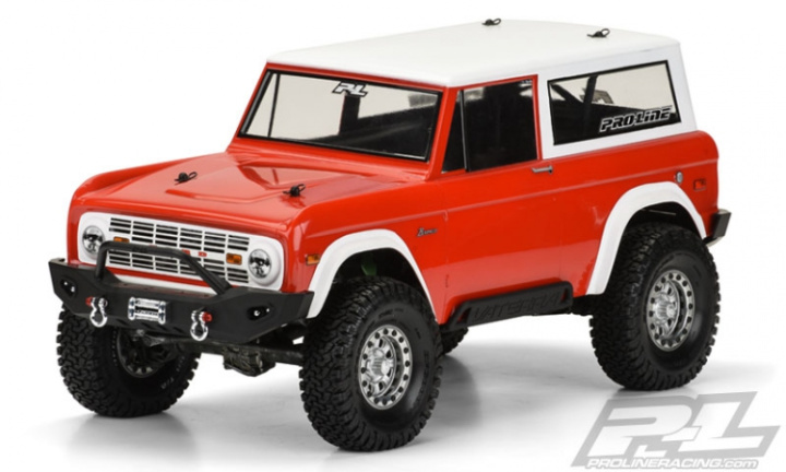 Kaross 1973 Ford Bronco Crawler i gruppen Katalog / Fabrikat / P / Pro-Line / Karosser Crawler hos Minicars Hobby Distribution AB (PL3313-60)