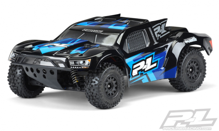 Body Monster Fusion SC Black (Pre-Cut) in der Gruppe Katalog / Hersteller / P / Pro-Line / Bodies SC bei Minicars Hobby Distribution AB (PL3458-18)
