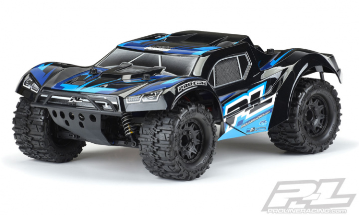 Body Monster Fusion SC Black (Pre-Cut) in der Gruppe Katalog / Hersteller / P / Pro-Line / Bodies SC bei Minicars Hobby Distribution AB (PL3498-18)