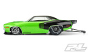 Kaross 1972 Plymouth Barracuda (Omålad) Slash 2WD Drag Car