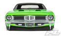 Kaross 1972 Plymouth Barracuda (Omålad) Slash 2WD Drag Car