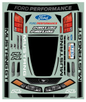 Body 1999 Ford Mustang (Clear) Drag Slash