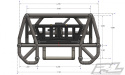 Back-Half Cage Pro-Line Cab Only Crawler Bodies