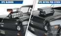Drag Racing Hood Scoops och Blowers Omålade*