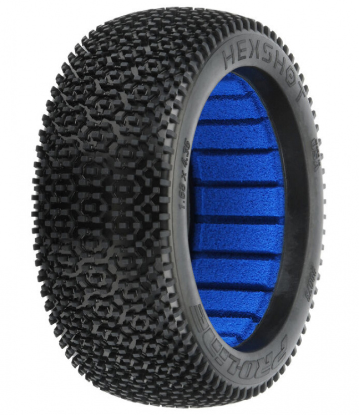 Däck Hex Shot S3 1/8 Buggy (2) i gruppen Katalog / Fabrikat / P / Pro-Line / Däck & Fälg 1/8 Buggy hos Minicars Hobby Distribution AB (PL9073-203)