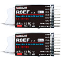 T8S Mode 2 RC-Sender mit LiPo und 2x R8EF Empfängern