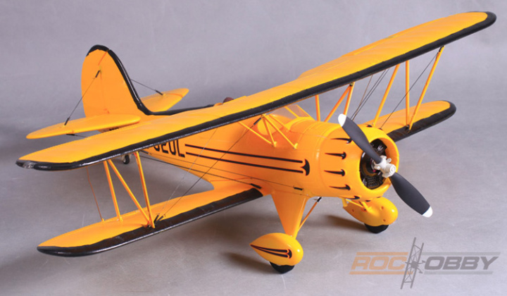 Waco 1030mm PnP Gul/Svart* UTGÅTT i gruppen Katalog / Fabrikat / R / ROC Hobby / Flygplan hos Minicars Hobby Distribution AB (ROC011P)